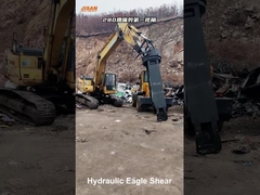 W pełni obracająca się kosza do demolicji złomu do przetwarzania stali w złomu