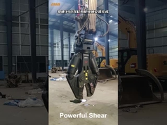 Maszyna hydrauliczna koparka metalowa do cięcia szarży żelaza szarży z stali nierdzewnej