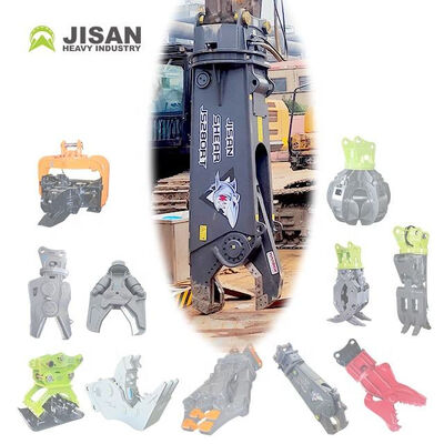 Długość węża 2-3 M Hammer Rock Breaker zapewniający częstotliwość uderzenia 900 Bpm i ciśnienie 90 Psi do przetwarzania materiałów