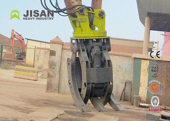 Uniwersalny hydrauliczny chwytak do kłód z 2 cylindrami