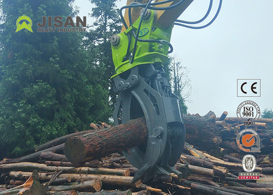 Uniwersalny hydrauliczny chwytak do kłód z 2 cylindrami