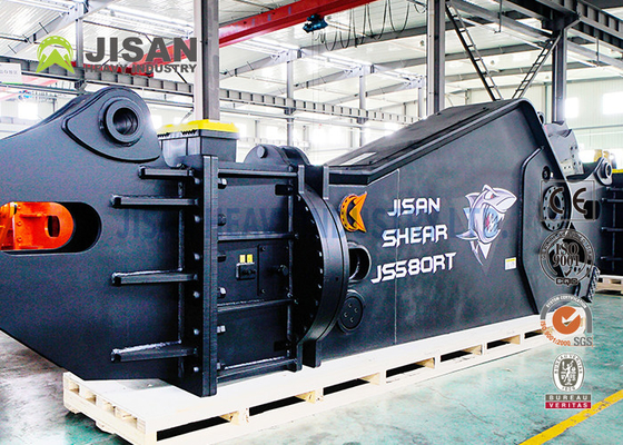 JS580RT Koparka ze stali węglowej Power Metal Nożyce 20Mpa 450mm
