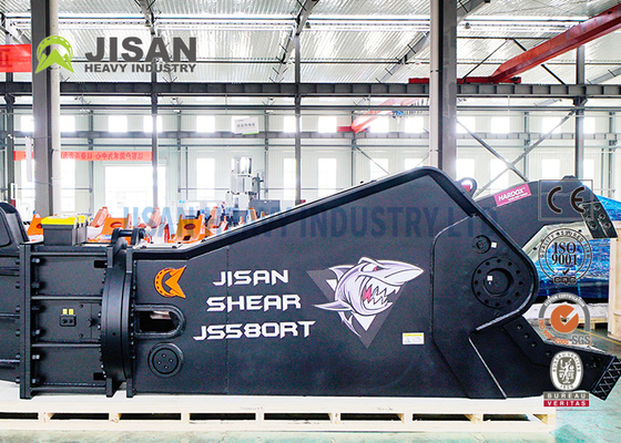 JS580RT Koparka ze stali węglowej Power Metal Nożyce 20Mpa 450mm