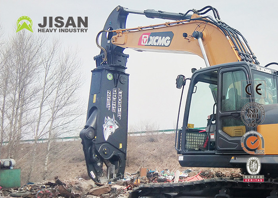 Jednosylindrowe nożyce kopalnicze stalowe hydrauliczne żołądki nosa orła do cięcia metalu