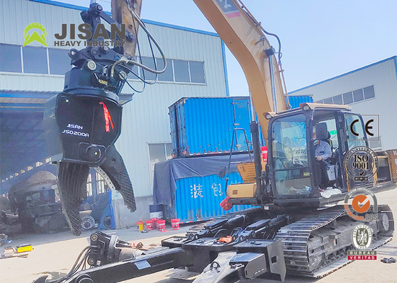 Pc310lc-5 Hydraulic Steel Shear Excavator Demolition Shear Excavator For Sale Rotating Scrap Shears Samochodowy wózek E