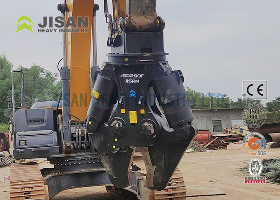 JSD280F Grabiarka Metalowe nożyczki proste regulacja głowy dla maksymalnej wydajności w recyklingu materiału betonowego