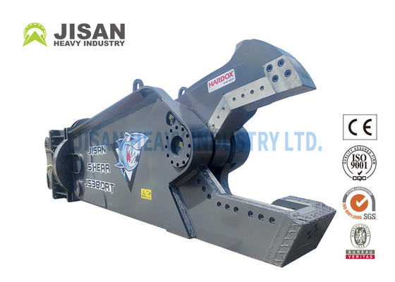 Cięcie i odzyskiwanie złomu z Teyun Tycs450rt Hydraulic Shear dla koparek na stanowiskach demolacji przemysłowych