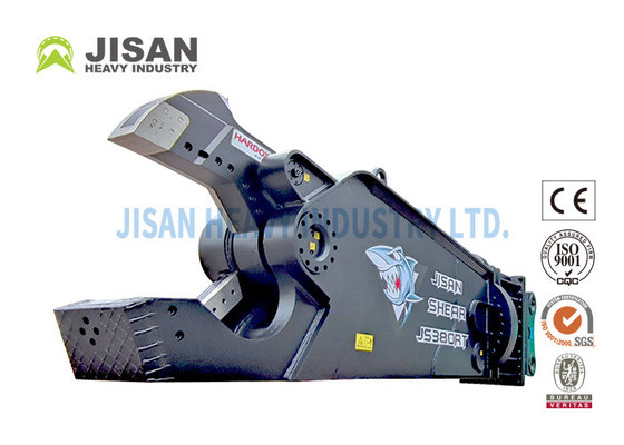 Cięcie i odzyskiwanie złomu z Teyun Tycs450rt Hydraulic Shear dla koparek na stanowiskach demolacji przemysłowych