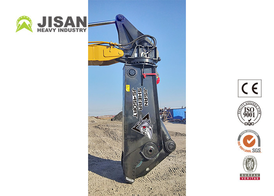Cięcie i odzyskiwanie złomu z Teyun Tycs450rt Hydraulic Shear dla koparek na stanowiskach demolacji przemysłowych