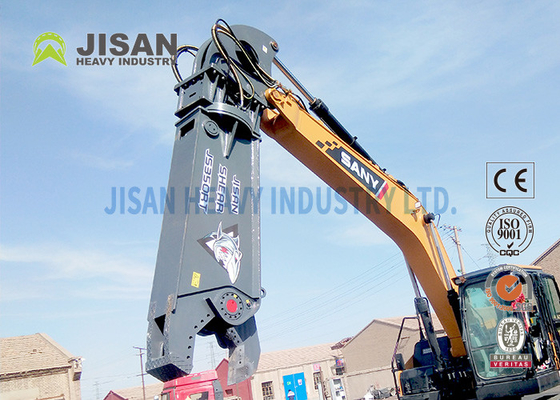 Cięcie i odzyskiwanie złomu z Teyun Tycs450rt Hydraulic Shear dla koparek na stanowiskach demolacji przemysłowych