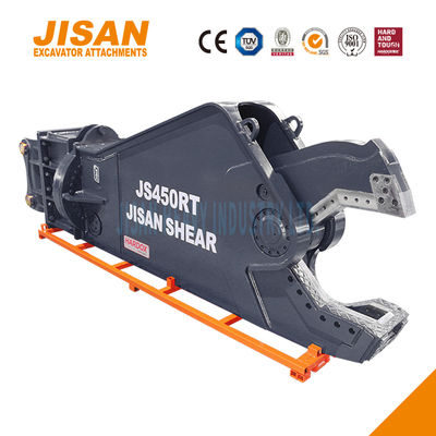 Silne nożyczki metalowe do koparek z siłą cięcia do 1500 t i zwiększoną wielkością cylindra do ciężkich prac