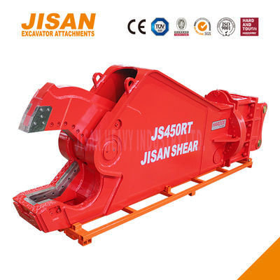 Silne nożyczki metalowe do koparek z siłą cięcia do 1500 t i zwiększoną wielkością cylindra do ciężkich prac