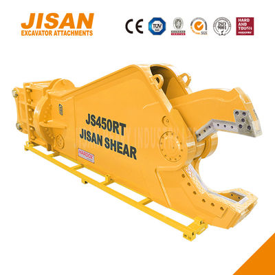 Silne nożyczki metalowe do koparek z siłą cięcia do 1500 t i zwiększoną wielkością cylindra do ciężkich prac