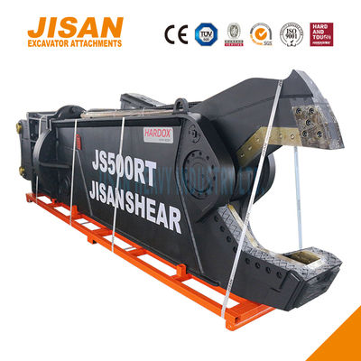 JS800RT Ekskawator Metalowe nożyczki z rotacją 360 stopni i nożem o wysokiej wytrzymałości dla miejsc demolicji przemysłowej
