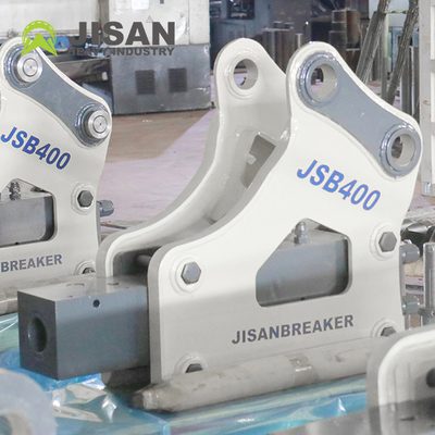 Najlepszy Mini Ekskawator Skid Steer Backhoe Loader Chisel 68mm Hydraulic Side Top Silent Box Rock Beton Cement Breaker Hammer for Earthmoving Backhoe Jcb-3cx 3dx