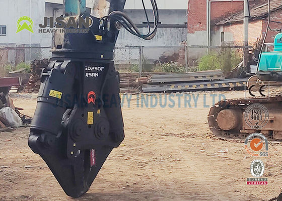 360 Deg Rotation Excavator Metal Shears High Strength Steel Replaceable Blade Abrasion-Resistant