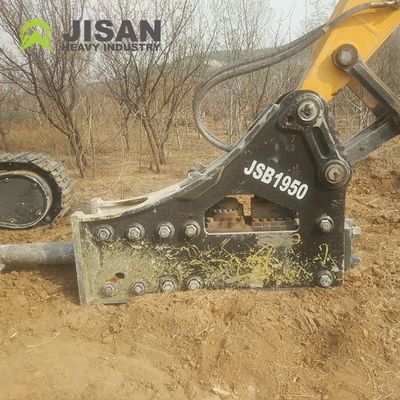 Hydrauliczny złamacz skał o ciśnieniu roboczym 160-180 kg/cm2 150-190 l/min Przepływ oleju i prędkość uderzenia 350-500 bpm dla koparek