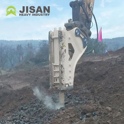 Hydrauliczny złamacz skał o ciśnieniu roboczym 160-180 kg/cm2 150-190 l/min Przepływ oleju i prędkość uderzenia 350-500 bpm dla koparek