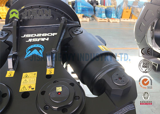 Nożyce do metalu do koparki JISAN z silnikiem obrotu hydraulicznego 360 stopni, duża moc i długa żywotność