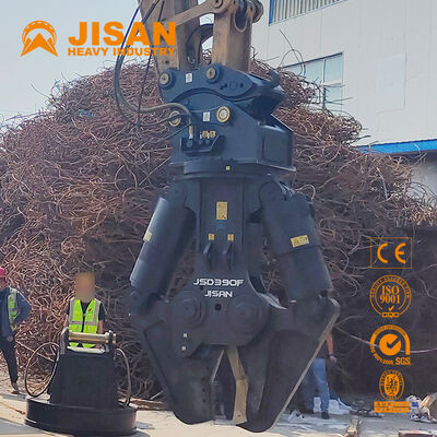 Wszechstronne nożyczki metalowe do koparek z szerokim otworem szczęki i silnym cylindrem zasilania do recyklingu betonu i demolicji