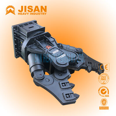 Wytrzymałe nożyce do metalu do koparek, przeznaczone do koparek o masie od 3 do 40 ton, charakteryzujące się szerokim otwarciem szczęk i szybkim czasem cyklu cięcia metalu