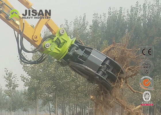 Podwójne połączenie hydrauliczne Log Griple 1500mm Otwarcie szczęki dla 20 ton 320 koparki