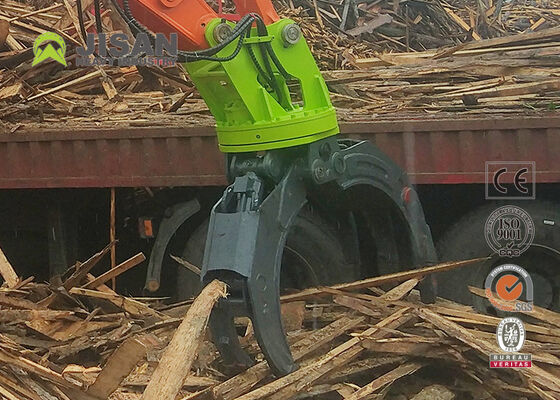 Podwójne połączenie hydrauliczne Log Griple 1500mm Otwarcie szczęki dla 20 ton 320 koparki
