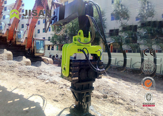 Hydrauliczny kafar wibracyjny z młotem wibracyjnym montowanym na koparce