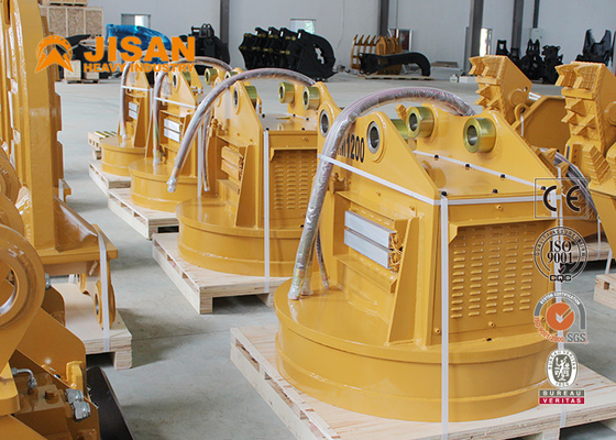 Magnes do podnoszenia złomu elektrometalowego, magnes do koparki hydraulicznej Ripper