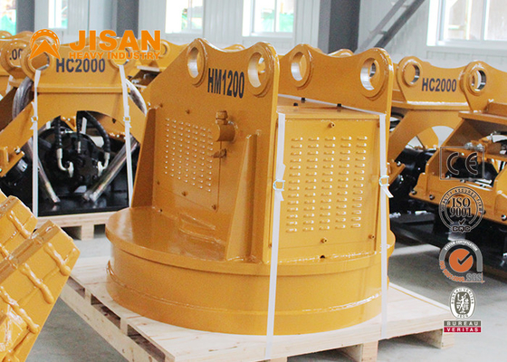 1600 kg 3600 funtów 1,2 m 47 cali Hydrauliczny okrągły elektromagnes podnoszący do złomu metalowego dźwigu