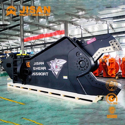 Obrotowa koparka do ścinania fortecy do demontażu samochodów Złom z pojedynczym cylindrem hydraulicznym