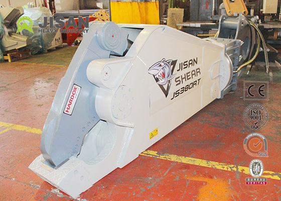 Hydrauliczne nożyce wyburzeniowe ze stalowym ostrzem do cięcia materiałów żelaznych